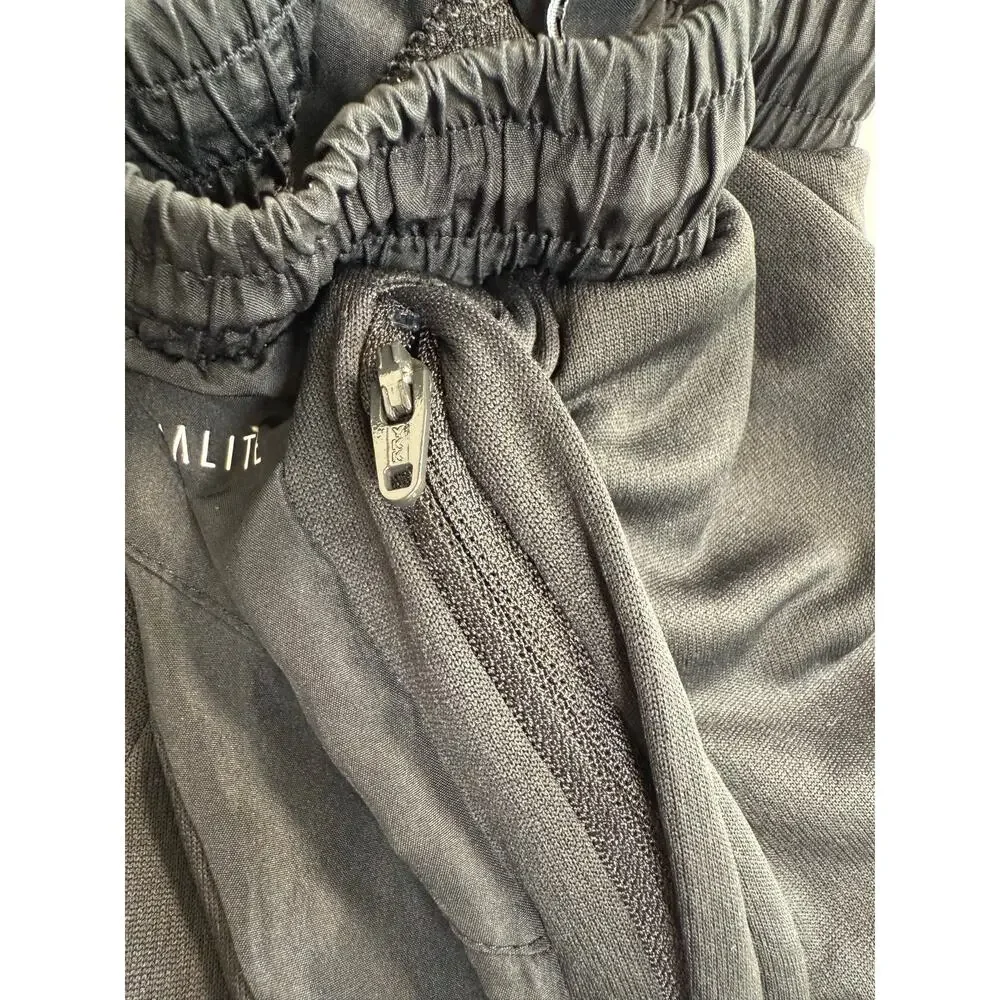 Adidas Climalite Black Pants Drawstring Waist Pockets Size SMALL